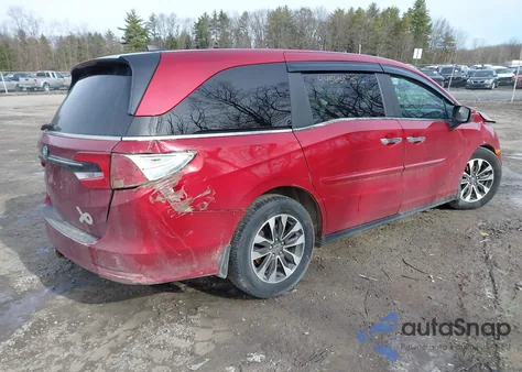 2022 Honda Odyssey Ex-L z USA, uszkodzony, nr VIN 5FNRL6H78NB034330